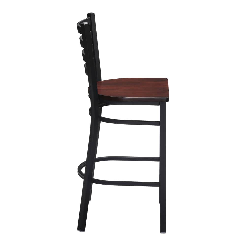 Ladder-Back Metal Bar Stool